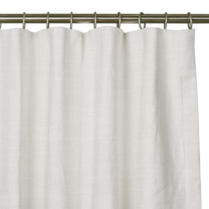 Custom Drape - Flat top - Porcelain Sheer - 100 \" width x 98 \" height