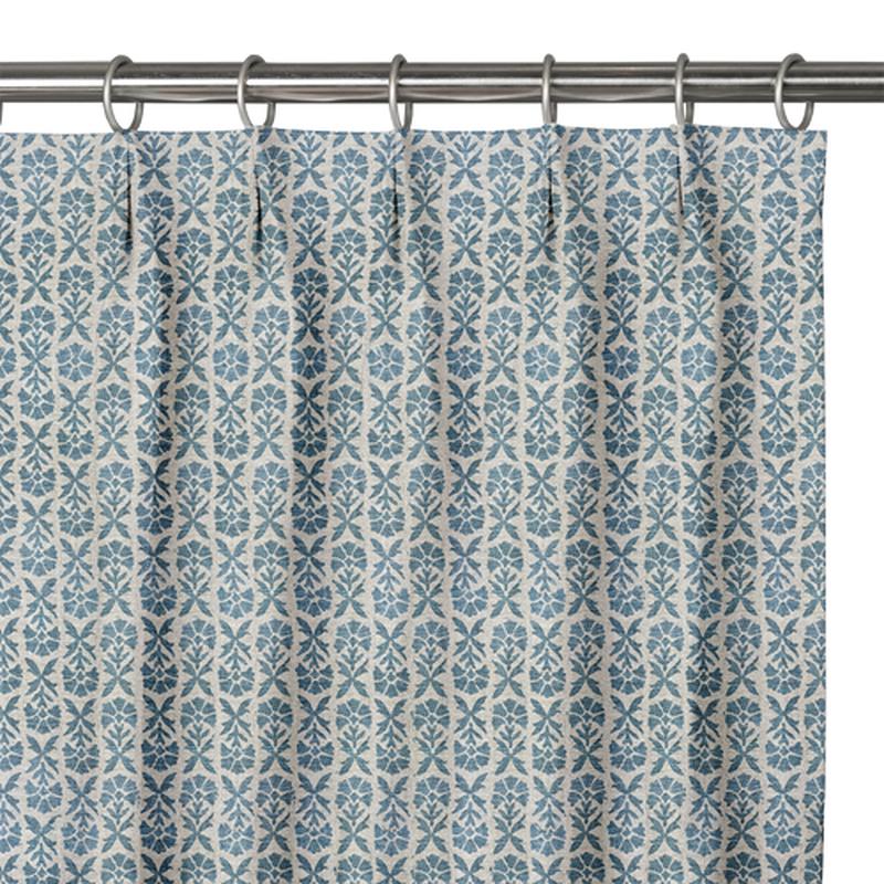 Custom Drape - Euro - Hollyhock Oxford - 40 \" width x 94 \" height