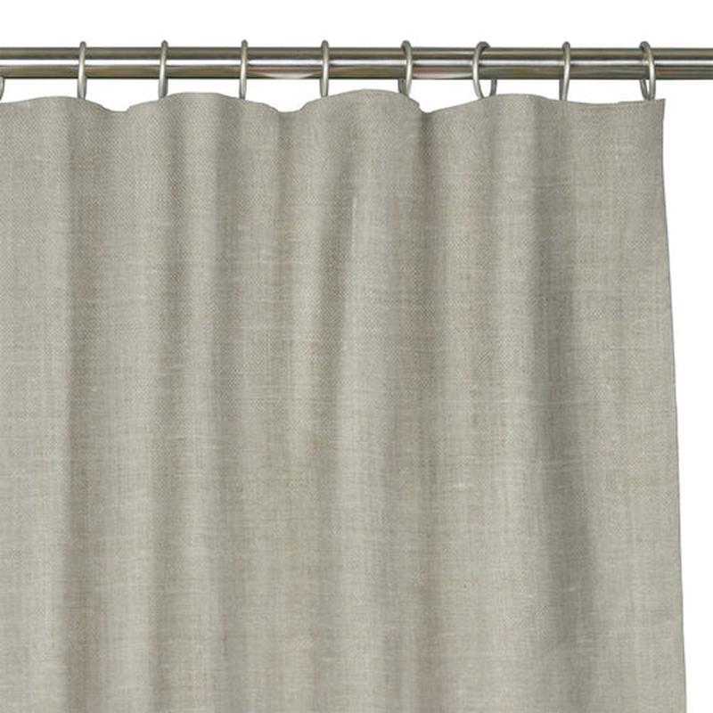 Custom Drape - Flat top - Light Stone - 53 \" width x 100 \" height