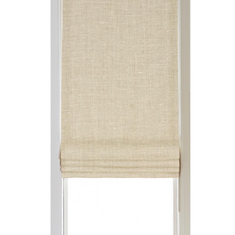 Custom Shade - Flat - Flax - 51 \" width x 53 \" height