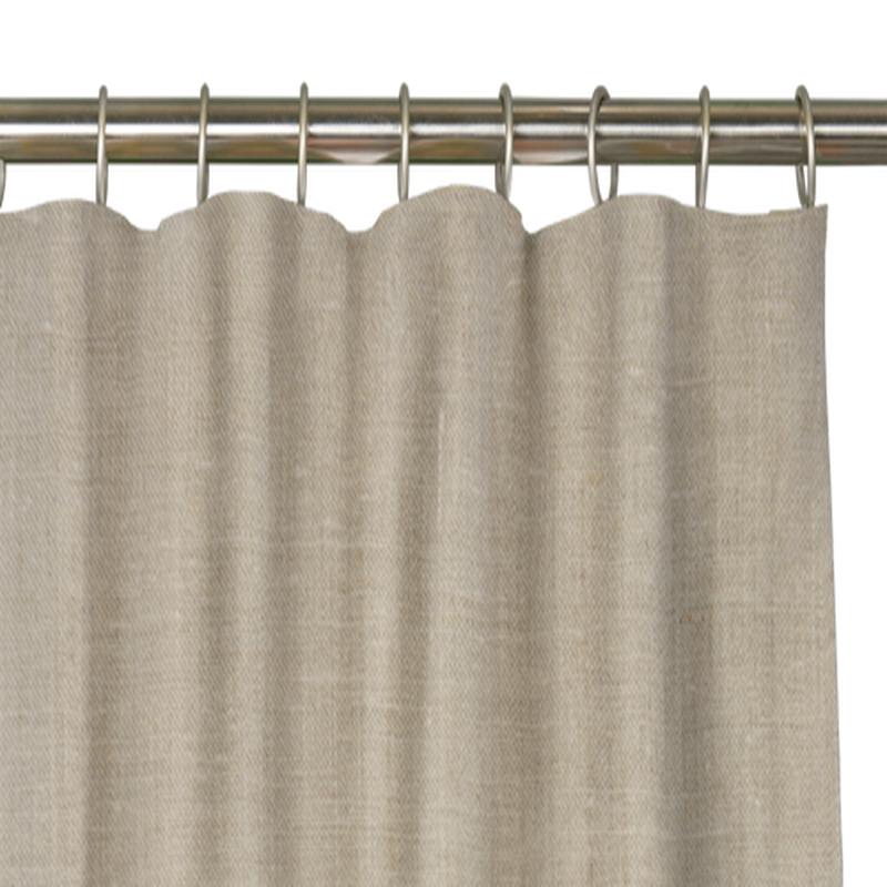 Custom Drape - Flat top - Flax - 54 \" width x 84 \" height