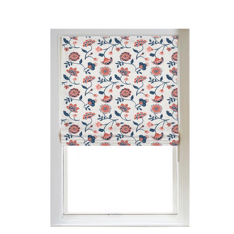Custom Shade - Flat - Jacobean - 35 1/2\" width x 46 \" height
