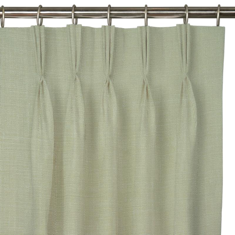 Custom Drape - Triple pinch - Celadon - 29 1/4\" width x 89 1/2\" height