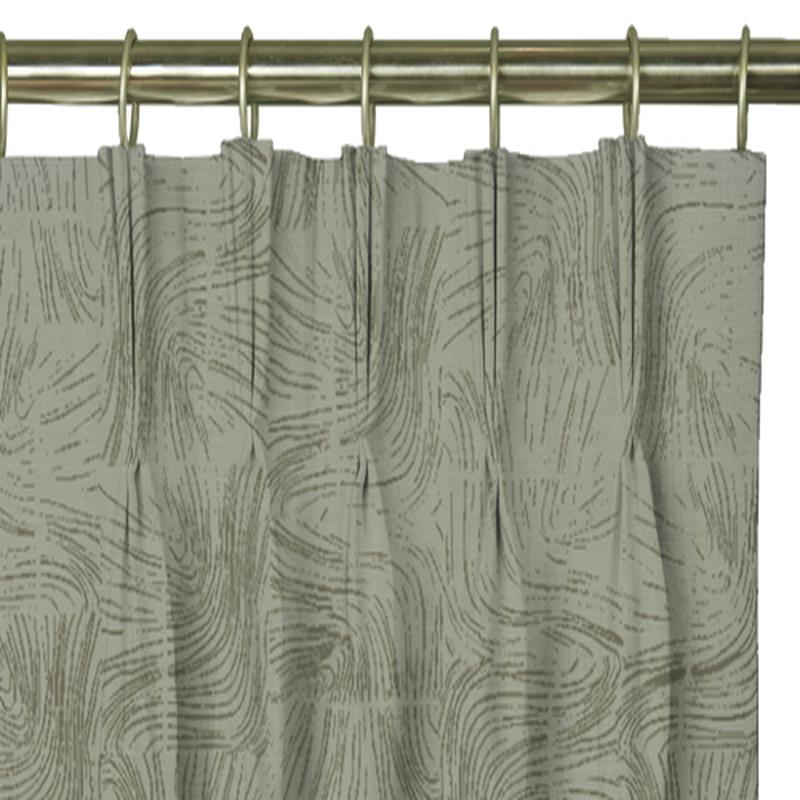 Custom Drape - Triple pinch - Trail Celadon - 54 \" width x 98 \" height