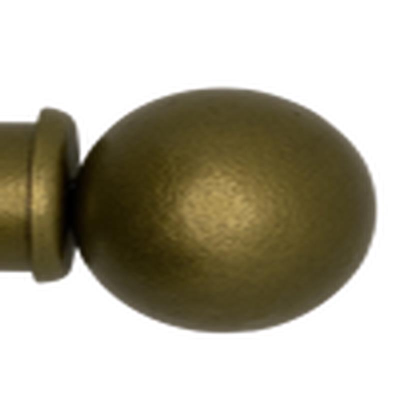 Custom Drapery Rod - Ball Finial - Brass - 60\"