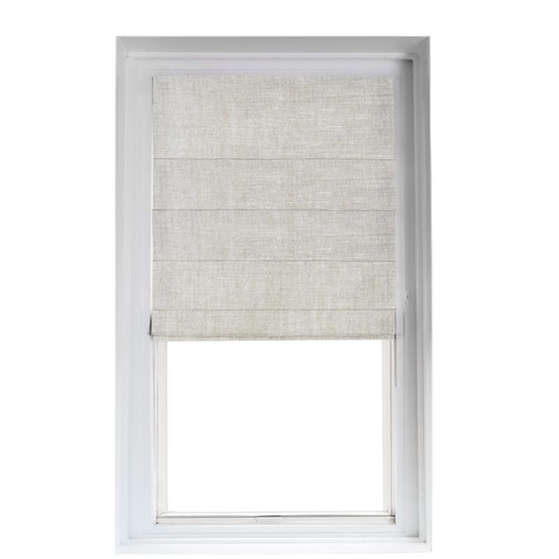Custom Shade - Ribbed - Oatmeal - 35 1/2\" width x 69 1/4\" height
