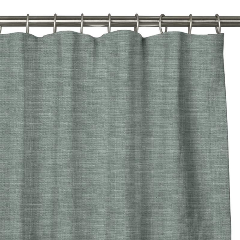 Custom Drape - Flat top - Textured Mint - 48 \" width x 9 \" height