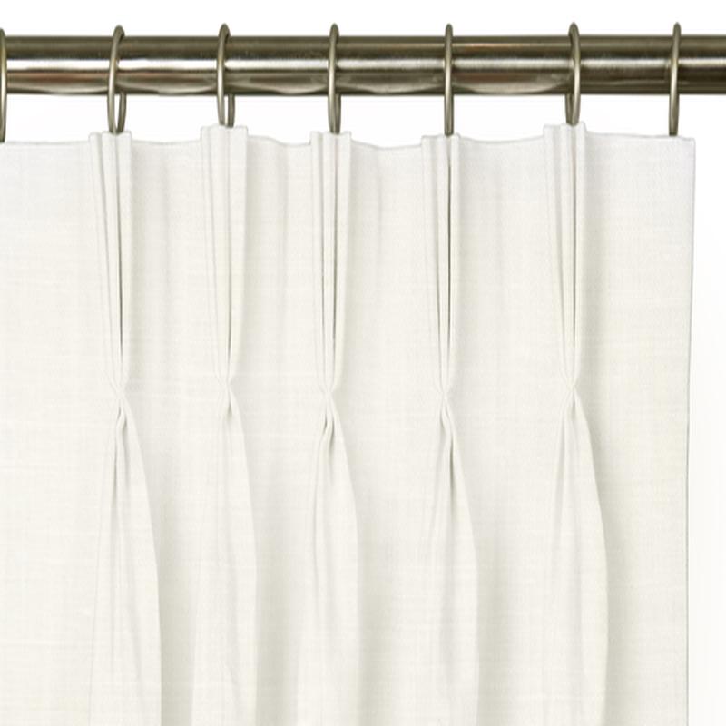 Custom Drape - Triple pinch - Ivory - 24 3/4\" width x 89 \" height