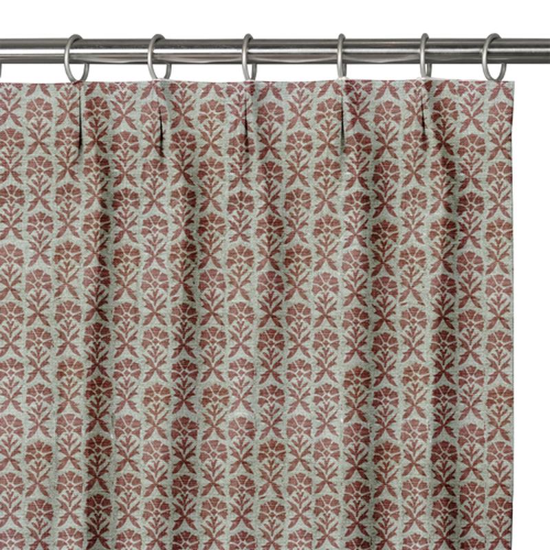 Custom Drape - Euro - Hollyhock Rose - 24 3/4\" width x 90 \" height